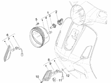 Vorderleuchten - Blinkleuchten