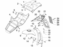 Hinterabdeckung - Kotflügellappen