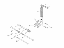 Hintere Radaufhängung - Stoßdämpfer