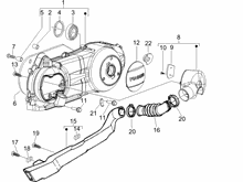 Kurbelwelledeckel - Kühlung kurbelgehäuse