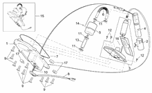 Hinterrad trommelbremse