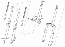 Schwinge - Stoßdämpfer