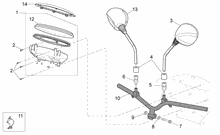 Rear headlight - Top box