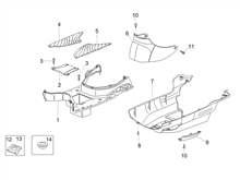 Rear headlight - Top box