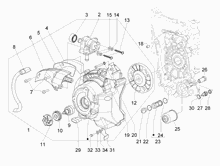 Schwungraddeckel - Ölfilter