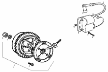 Einheit Zylinder-Kolben-Kolbenbolzen