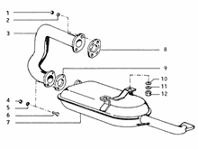 Stoßdämpfer hinten