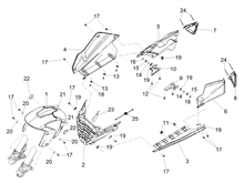 Vorderes Schutzblech-Stütze