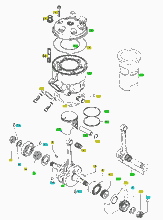 Kurbelwelle - Zylinder