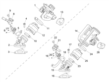 Drosselkörper - Einspritzdüse – Ansaugstutzen