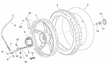 Hinterrad trommelbremse