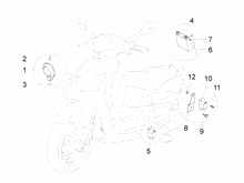 Fernschalteren - Batterie - Hupe