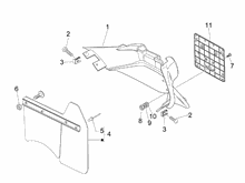 Hinterabdeckung - Kotflügellappen