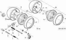 Hinterrad Scheibenbremse