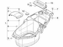 Schutzhelmgehäuse - Untersitz