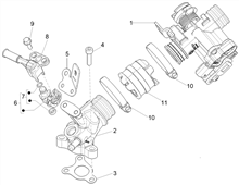 Drosselkörper - Einspritzdüse – Ansaugstutzen