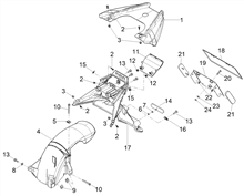 Hinteres schutzblech