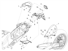 Hinteres schutzblech