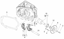 Einheit Zylinder-Kolben-Kolbenbolzen