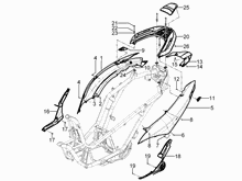 Seitenabdeckung - Spoiler
