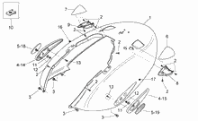 Rear headlight - Top box