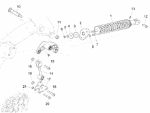 Hintere Radaufhängung - Stoßdämpfer