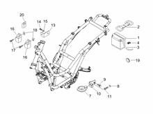 Fernschalteren - Batterie - Hupe