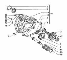 Befestigung schaltsegment