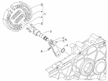 Hinterbremse - Bremsbackensatzen