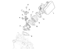 Drosselkörper - Einspritzdüse – Ansaugstutzen