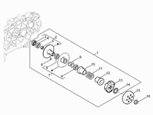 Getriebene riemenscheeiben