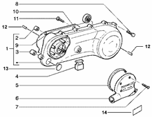 Einheit Zylinder-Kolben-Kolbenbolzen