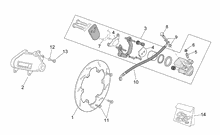 Hinterrad Scheibenbremse