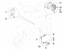 Spannungsreglerern - Elektronisches Steuergerern - Zündspule