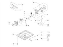 Kurbelwelledeckel - Kühlung kurbelgehäuse