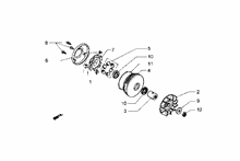 Befestigung schaltsegment