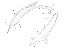 Seitenabdeckung - Spoiler