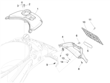 Hinterabdeckung - Kotflügellappen