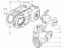 Kurbelwelledeckel - Kühlung kurbelgehäuse
