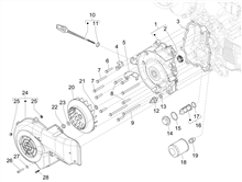 Schwungraddeckel - Ölfilter