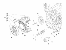 Schwungraddeckel - Ölfilter