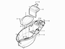 Schutzhelmgehäuse - Untersitz