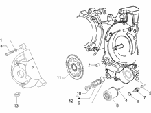 Schwungraddeckel - Ölfilter