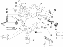 Schwungraddeckel - Ölfilter
