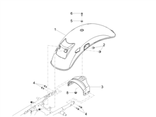 Hinteres schutzblech