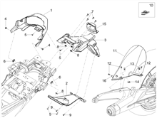 Hinteres schutzblech