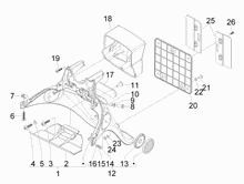 Hinterabdeckung - Kotflügellappen