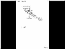 Welle - steering housing II