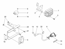 Spannungsreglerern - Elektronisches Steuergerern - Zündspule