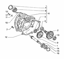 Befestigung schaltsegment